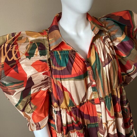 NWOT Falltansic Days Dress - Size 2X - Brown - Picture 9 of 15